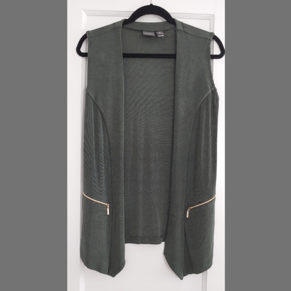 Travelers by Chico's Vest with Zipper Pockets